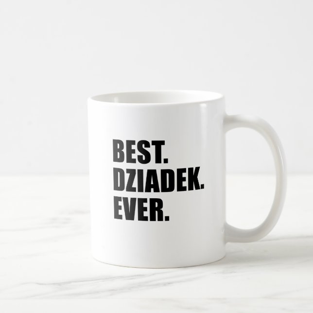 Beste Dziadek überhaupt Tasse (Rechts)