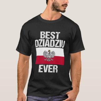 Beste Dziadziu je polnischer Opa für polnische Fla T-Shirt