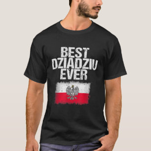 Beste Dziadziu je Vatertag Polnischer Opa Gif T-Shirt