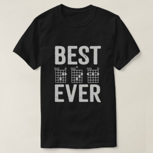 Beste E-Gitarren-Akkorde D G A D im abgenutzten St T-Shirt