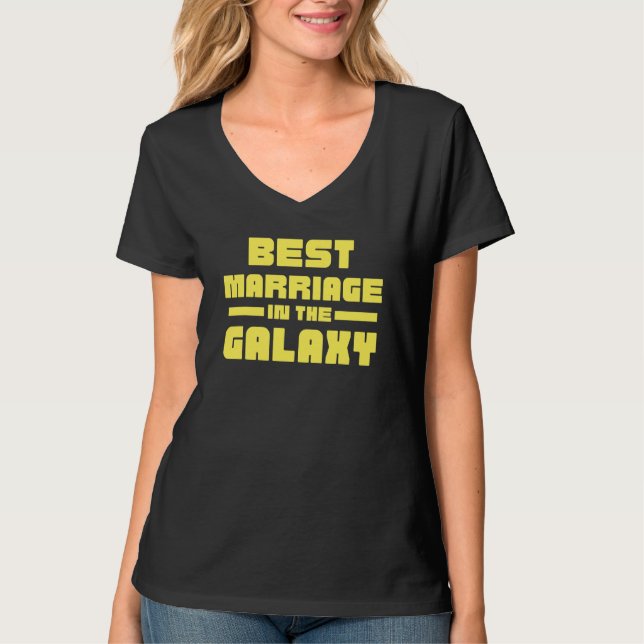 Beste Ehe im Universum T-Shirt (Vorderseite)