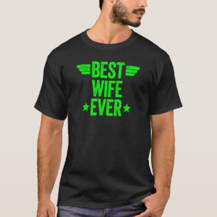 Beste Ehefrau je 7 T-Shirt
