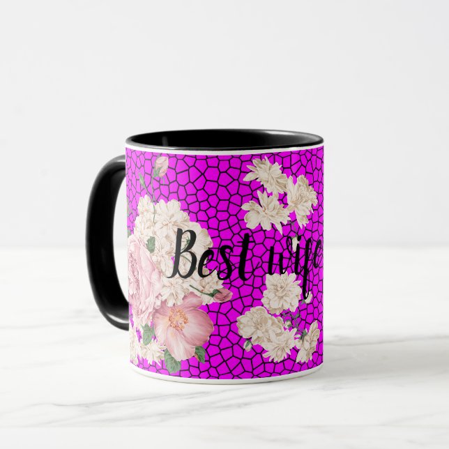 Beste Ehefrau je Tasse (Vorderseite Links)