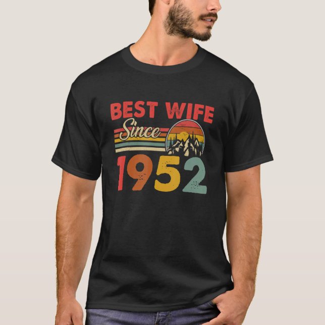Beste Ehefrau seit 1952 Epic Matching 71. Wedding  T-Shirt (Vorderseite)