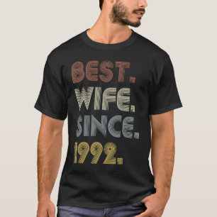 Beste Ehefrau seit 1992 zum 27. Jahrestag der Hoch T-Shirt