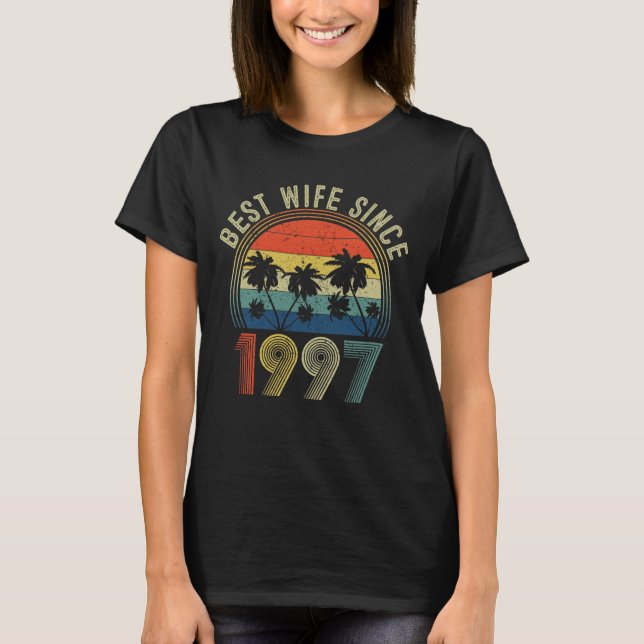 Beste Ehefrau seit 1997 T-Shirt (Vorderseite)
