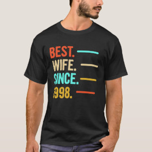 Beste Ehefrau seit 1998 zum 22. Jahrestag der Hoch T-Shirt