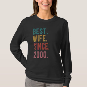 Beste Ehefrau seit 2000 22. T-Shirt