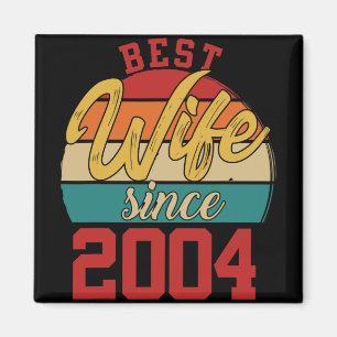 Beste Ehefrau seit 2004 Epic Couple 20. Wedding An Magnet
