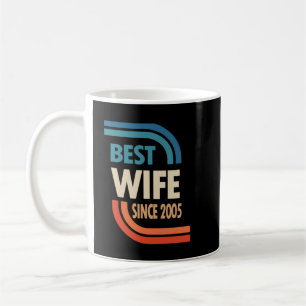 Beste Ehefrau seit 2005 Kaffeetasse