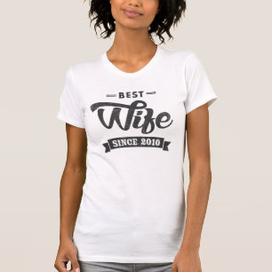 Beste Ehefrau seit 2010 T-Shirt