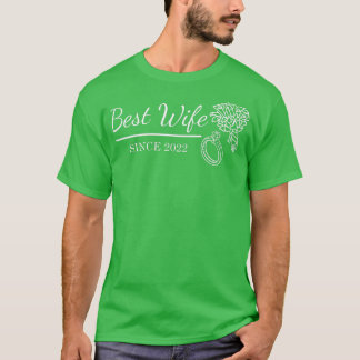 Beste Ehefrau seit 2022 New Wed Bride Wedding T-Shirt