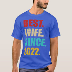 Beste Ehefrau seit 2022 zum 1. T-Shirt