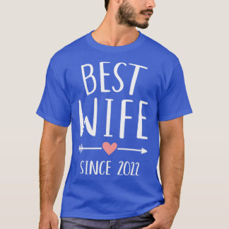 Beste Ehefrau seit 2022 zum 1. T-Shirt