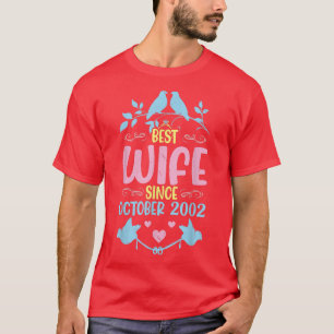 Beste Ehefrau seit der Hochzeit im Oktober 2009 He T-Shirt