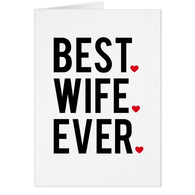 Beste Ehefrau überhaupt (Vorne)