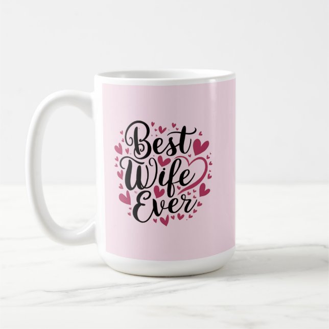 Beste Ehefrau überhaupt  Kaffeetasse (Links)