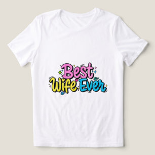 Beste Ehefrau überhaupt (Stil 3) Tri-Blend Shirt