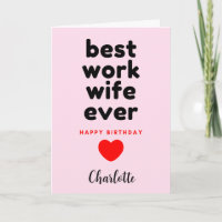 Beste Ehefrau zum Geburtstag