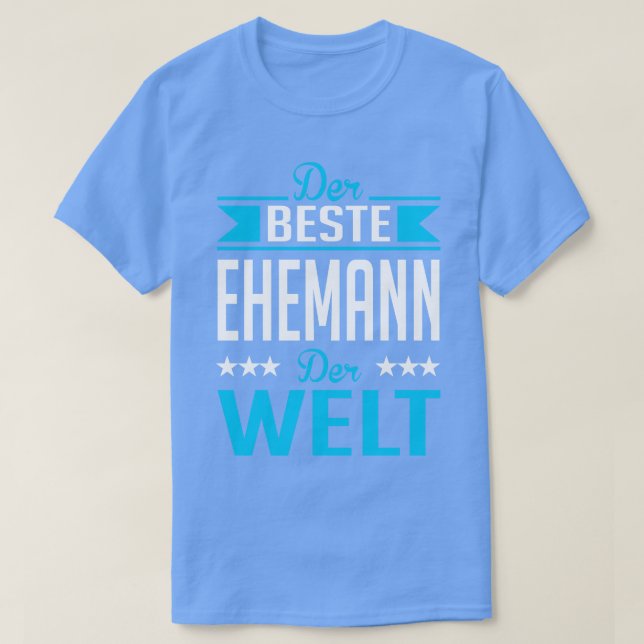 Beste ehemann der welt white T-Shirt (Design vorne)