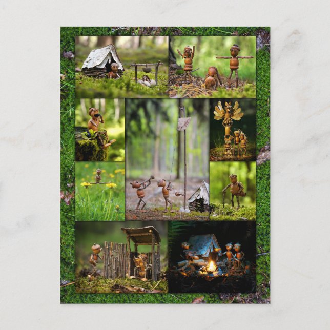 Beste Eichelfen Lager Fotos Mosaik Postüberquerung Postkarte