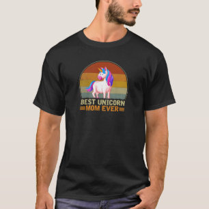 Beste Einhorn-Mutter überhaupt Retro Vintage Einho T-Shirt