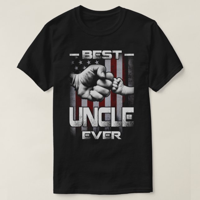 Beste Einzel-Faust-Bump-US-Flagge T-Shirt (Design vorne)