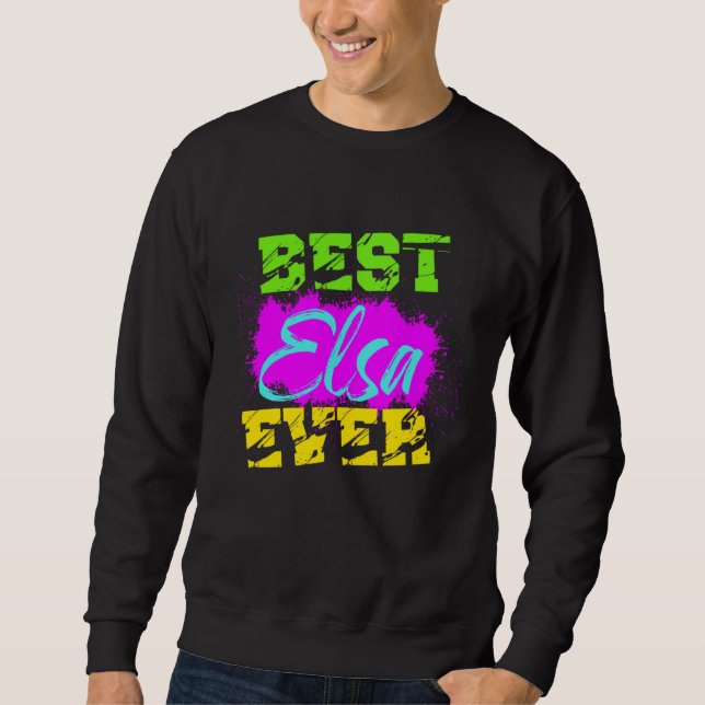Beste Elsa überhaupt Sweatshirt (Vorderseite)