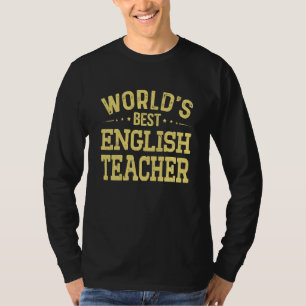 Beste Englischlehrer der Welt Jobbezeichnung Engli T-Shirt