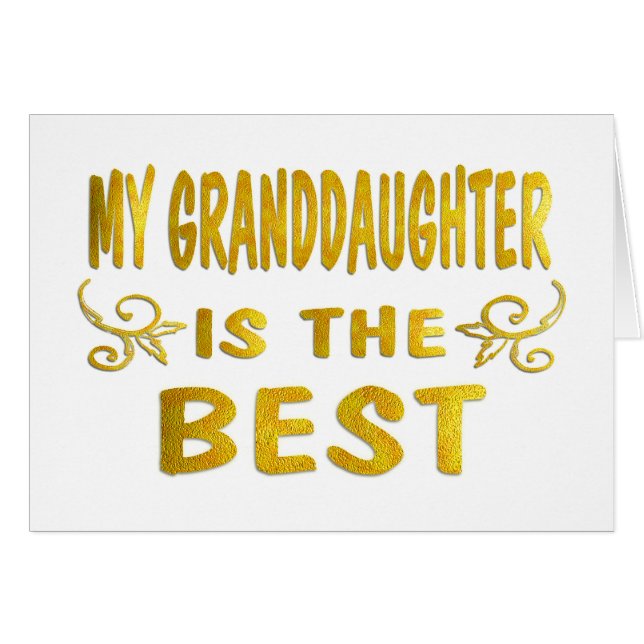 Beste Enkelin (Vorderseite (Horizontal))