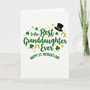Beste-Enkelin-St.-Patricks-Karte Karte