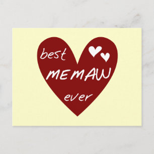 Beste Erinnerung an das Rote Herz je Hemden und Ge Postkarte