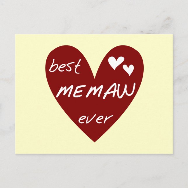 Beste Erinnerung an das Rote Herz je Hemden und Ge Postkarte (Vorderseite)