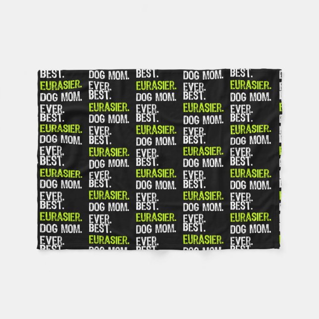 Beste Eurasier Hund-MAMA je Hunde Liebhaber  Fleecedecke (Vorderseite (Horizontal))