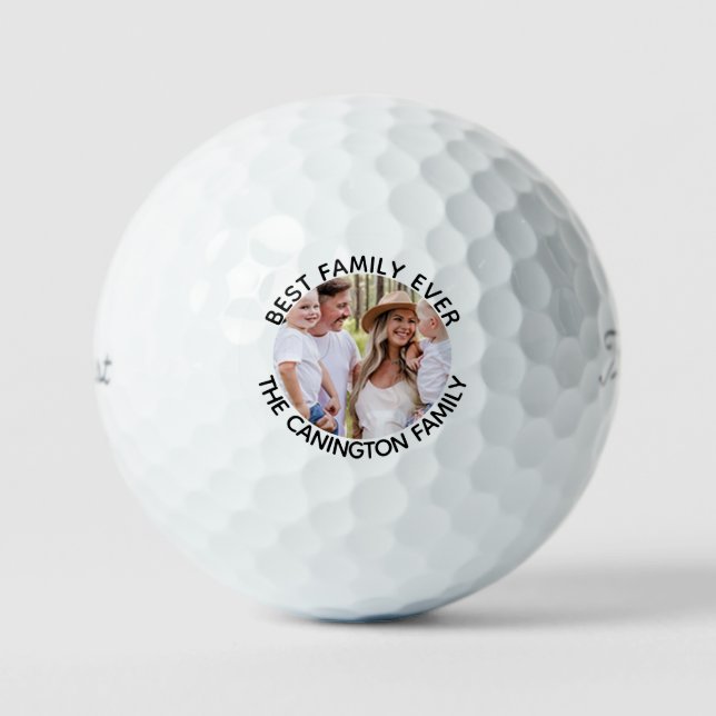 Beste Familie je Foto Name Titleist Pro VI Golfball (Vorderseite)