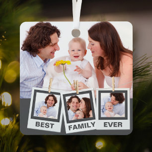 Beste Familie überhaupt Benutzerdefinierte Instagr Ornament Aus Metall