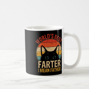 Beste Farter I Gemein Vater Funny Vaters Day Cat D Kaffeetasse
