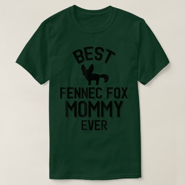 Beste Fennec Fox Mommy je T-Shirt (Design vorne)