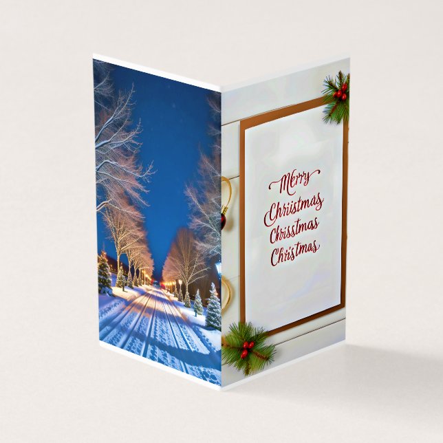 Beste festliche und neue Wünsche für Lehrer (Vorderseite)