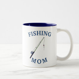 Beste "FISCHEREI-MAMA" je! Muttertag Zweifarbige Tasse