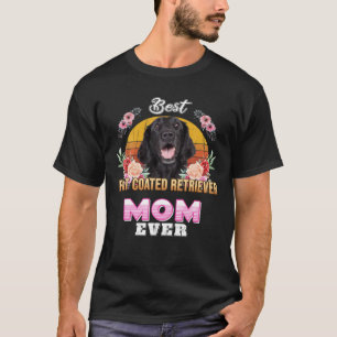 Beste Flat Coated Retriever-Mutter Aller Müttertag T-Shirt