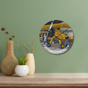 Beste Flugfreunde für immer Foto Minimalist  Runde Wanduhr