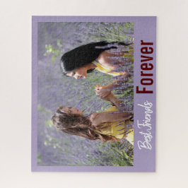 Beste Franten für immer Girly Niedliches Foto Puzzle