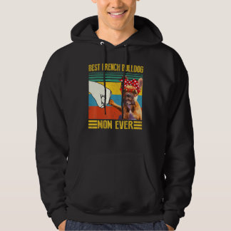 Beste französische Bulldog-Mama je toll für Mommy Hoodie