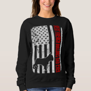 Beste französische Bulldog-Vater-Fahne Sweatshirt