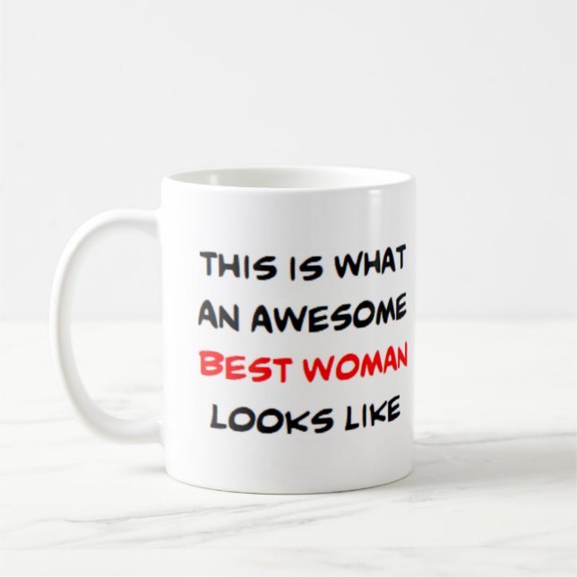 beste Frau, großartig Kaffeetasse (Links)