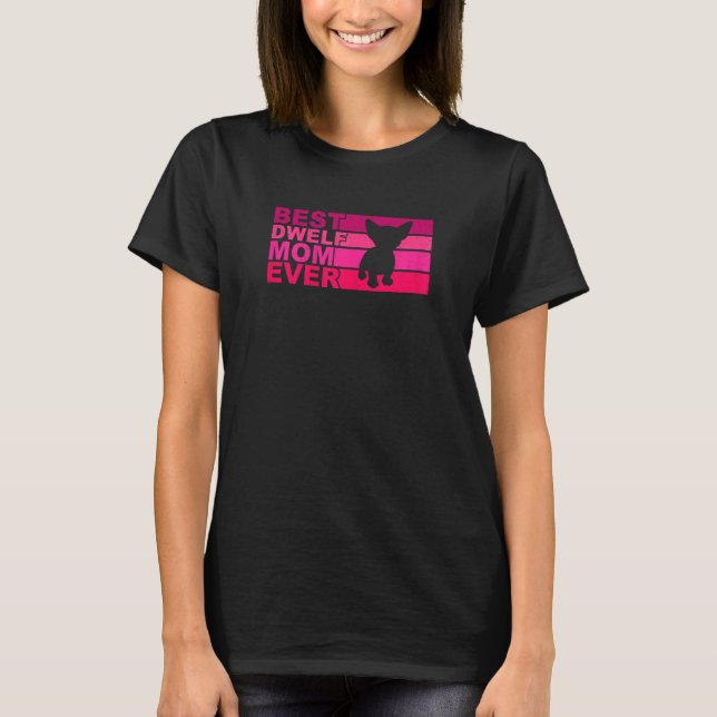 Beste Frauen Dwelf Mama jemals T-Shirt (Vorderseite)