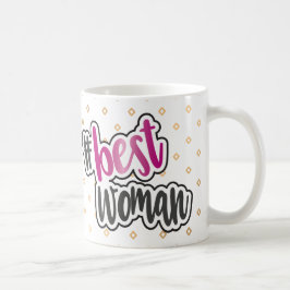 Beste Frauen-Tasse mit rosa Chrom-Effekt Tasse