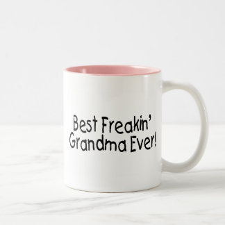 Beste Freakin Großmutter überhaupt Zweifarbige Tasse