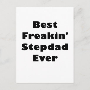 Beste Freakin Stepdad je Postkarte